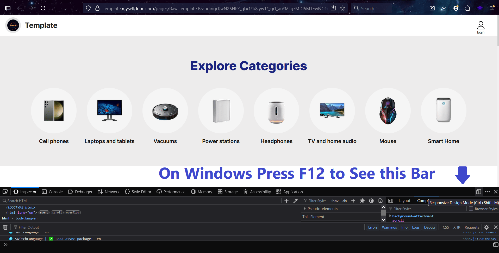 Now, from the top menu, select Responsive to preview how your section&hellip;