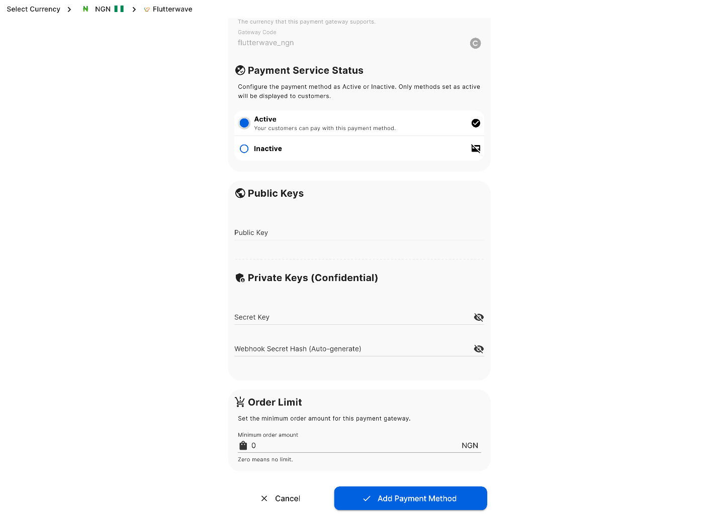 Selldone - Add Payment Gateway