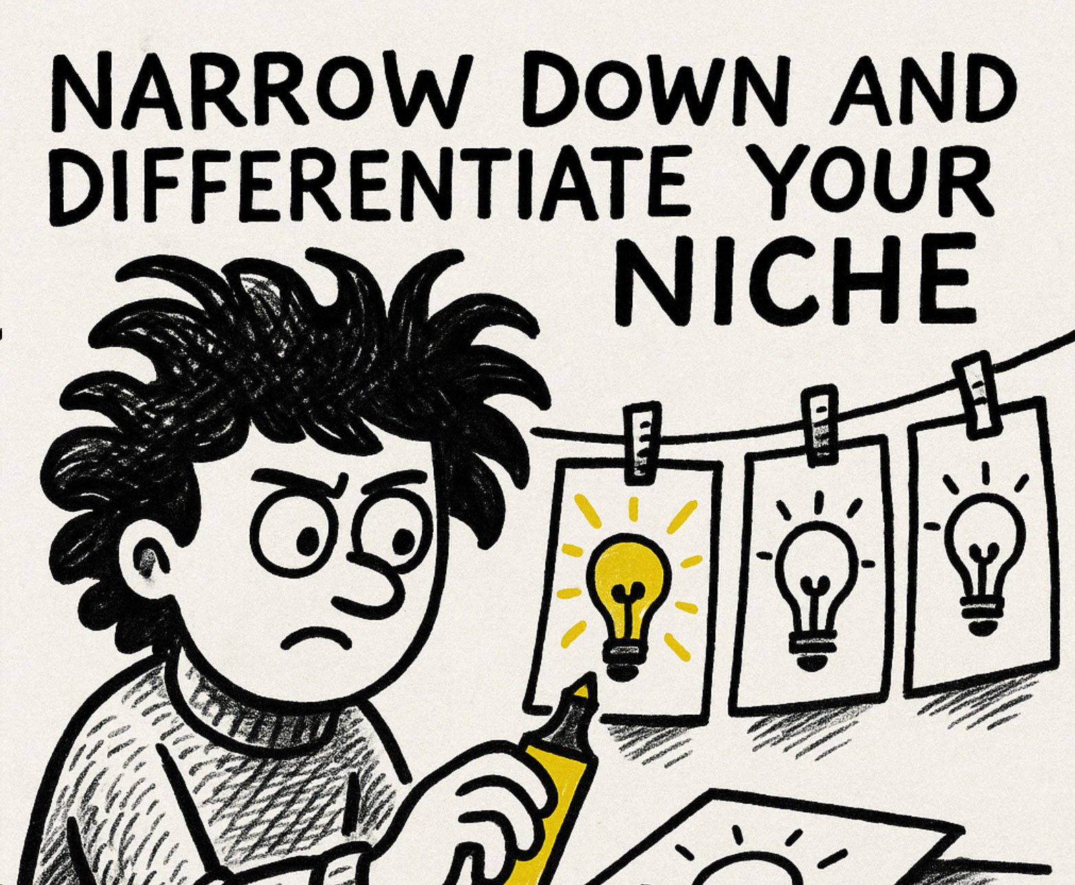 Step 4: Narrow Down and Differentiate Your Niche