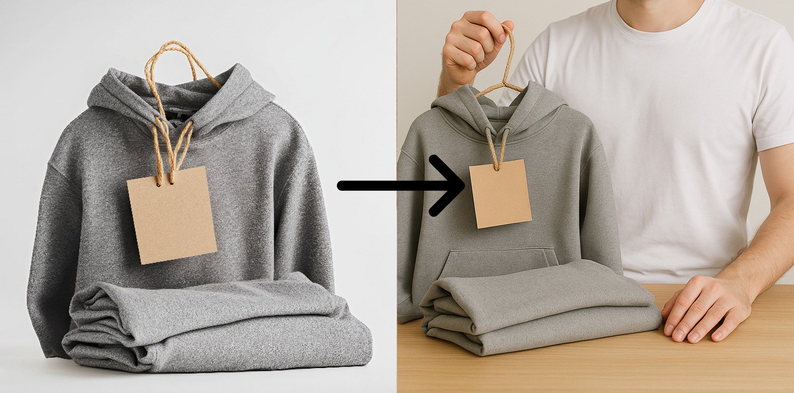 Captured in a natural lifestyle setting, the product is shown in daily use to build trust and connect emotionally with shoppers.