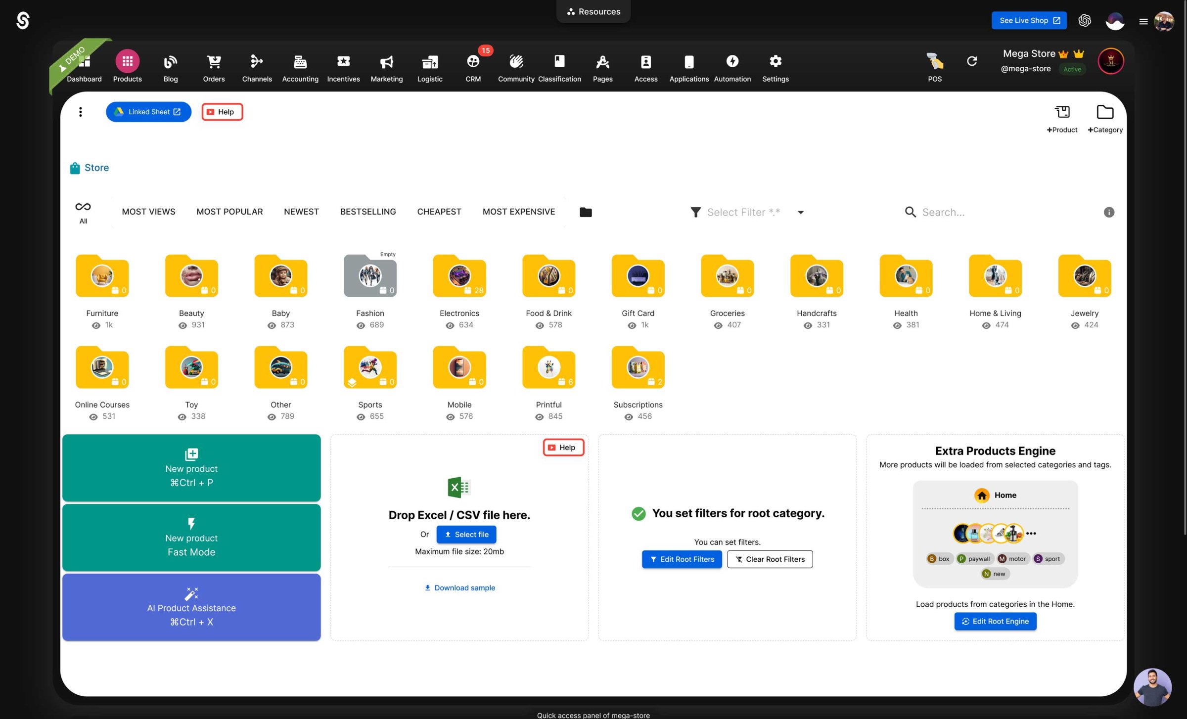 Selldone -Products Management