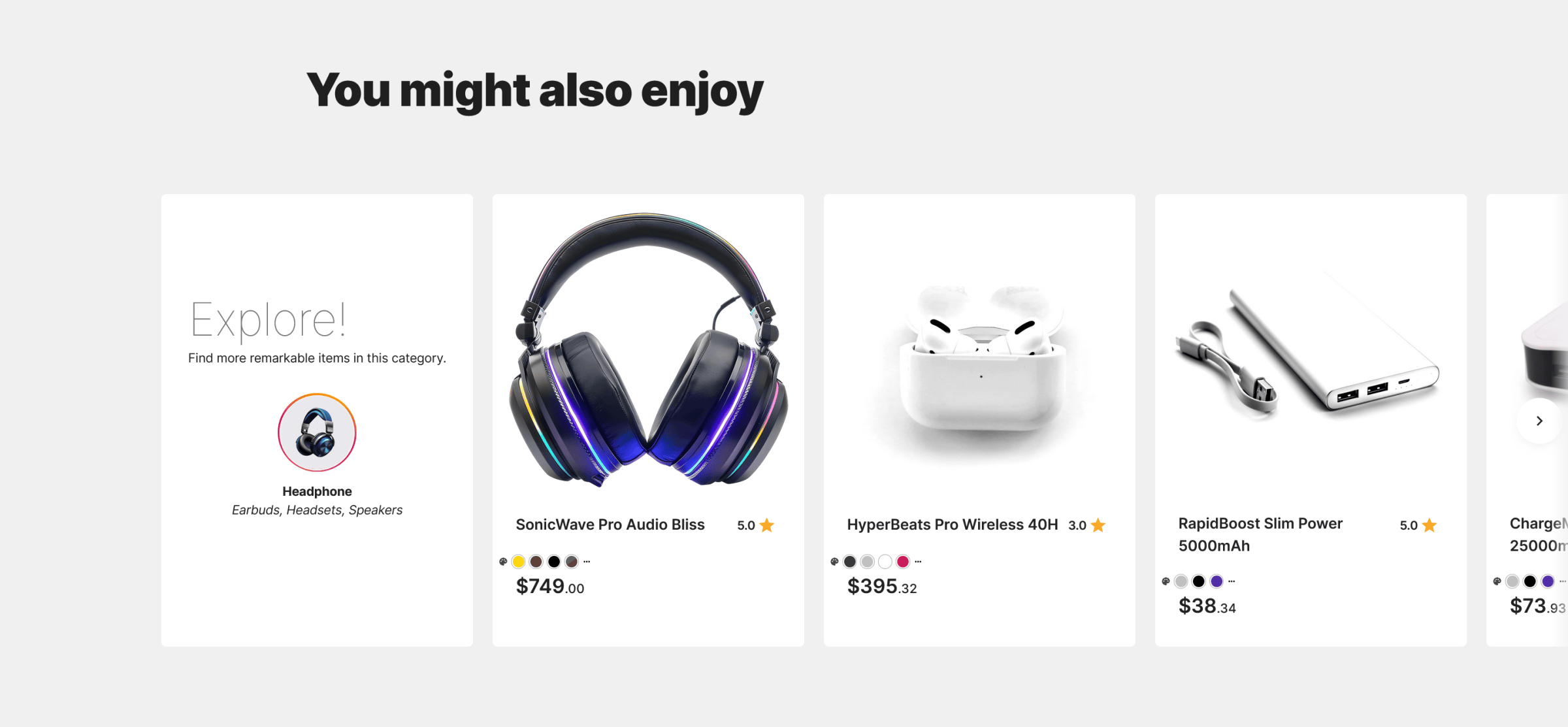 Smart Products Recommendation by Selldone Sales Engine