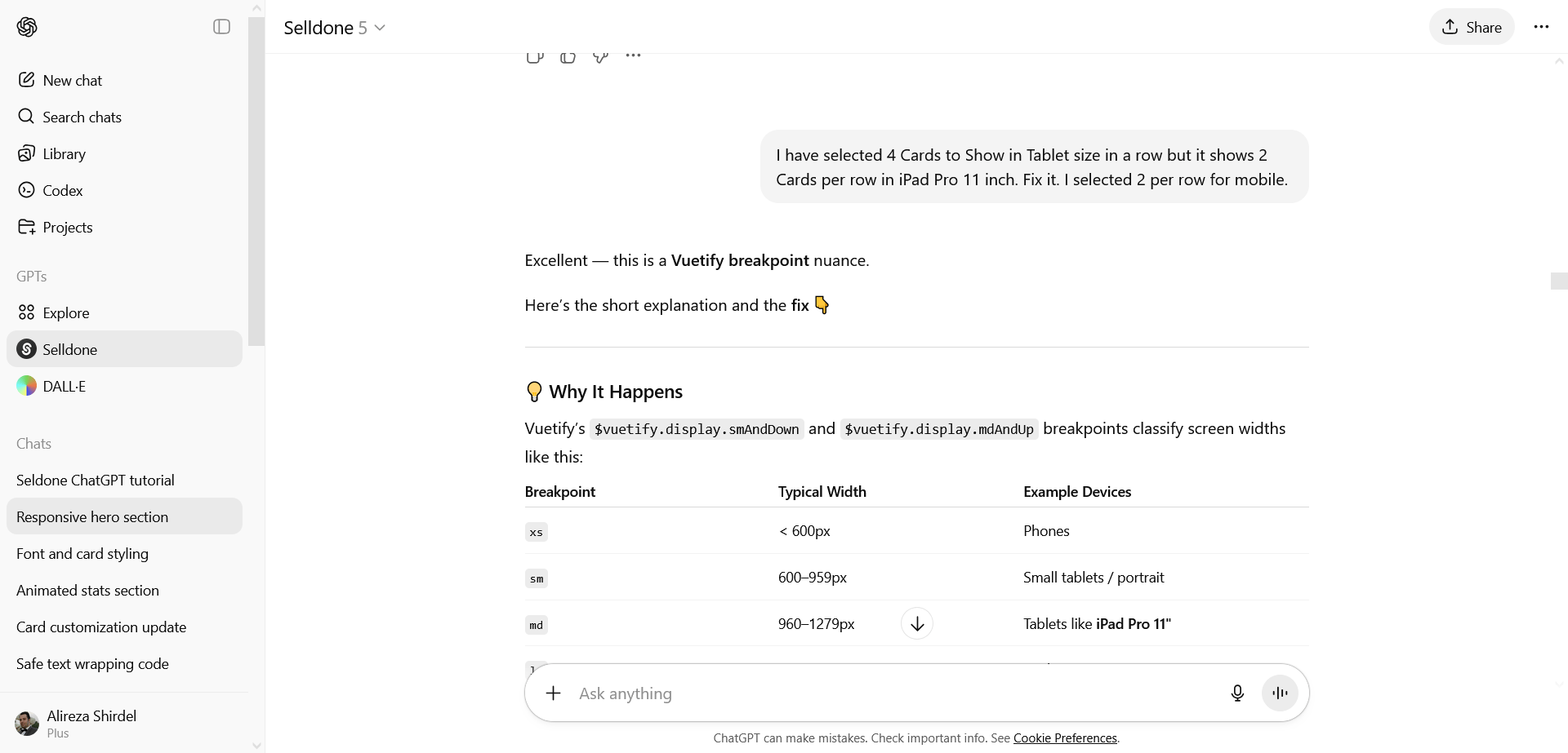 When ChatGPT replies to your request, it sometimes provides only the specific&hellip;
