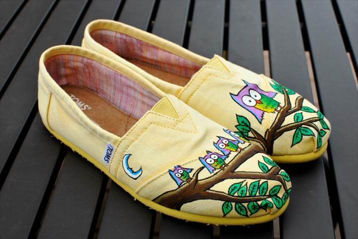 Shoe painting designs on sale