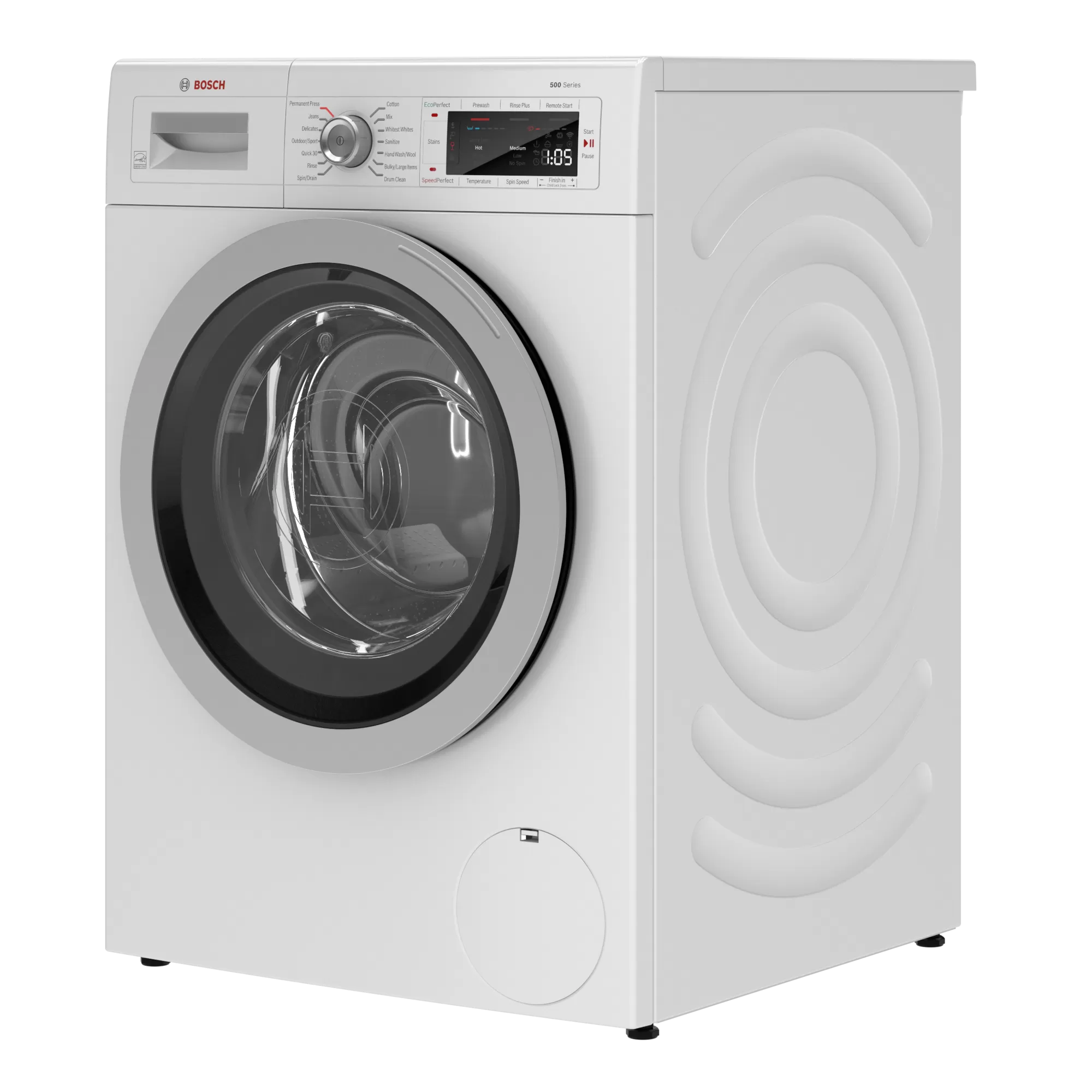 24 Inch Compact Front Load Smart Washer with 2.2 Cu. Ft. Capacity