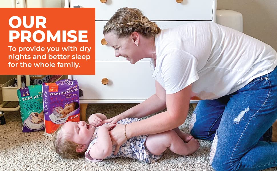 NON-ADHERENT: Our 10" baby overnight diaper doublers are non-adherent to increase the…