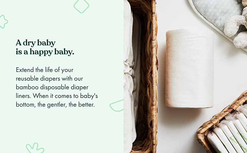 Soft on Your Baby's Bottom: Our disposable diaper liners are gentle onβ¦