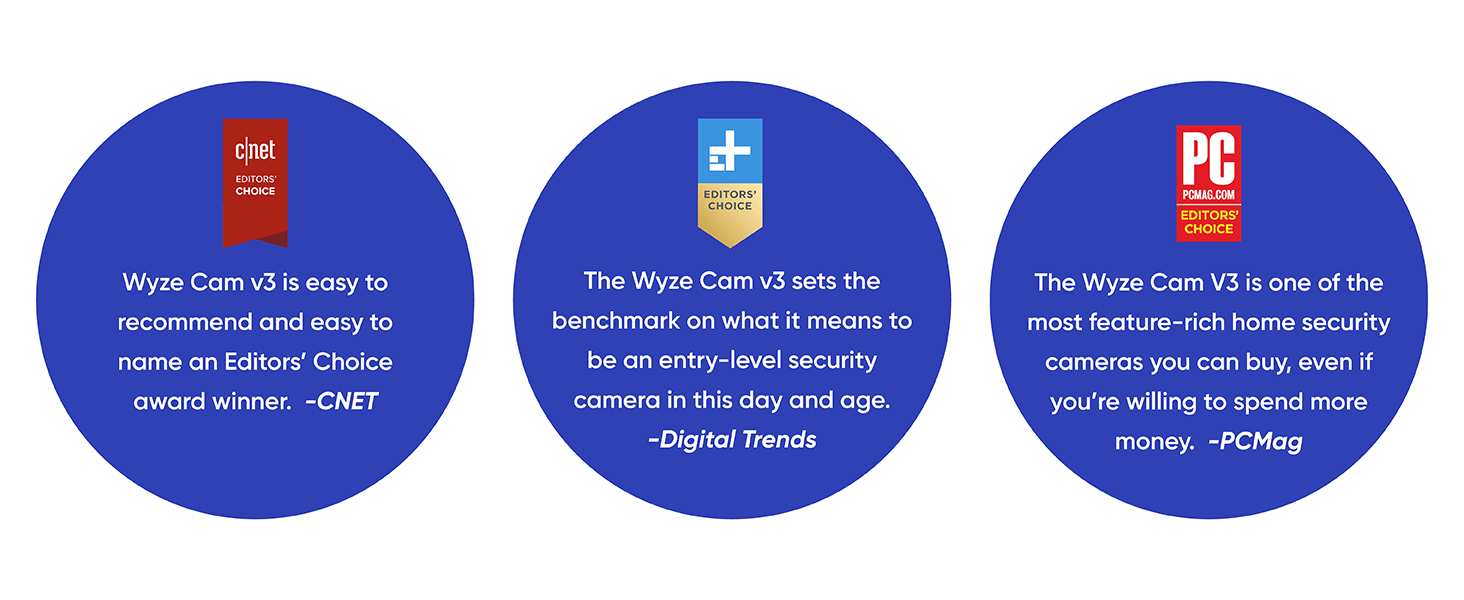 Wyze Cam v3 is a connected video camera with an IP65 rating,β¦