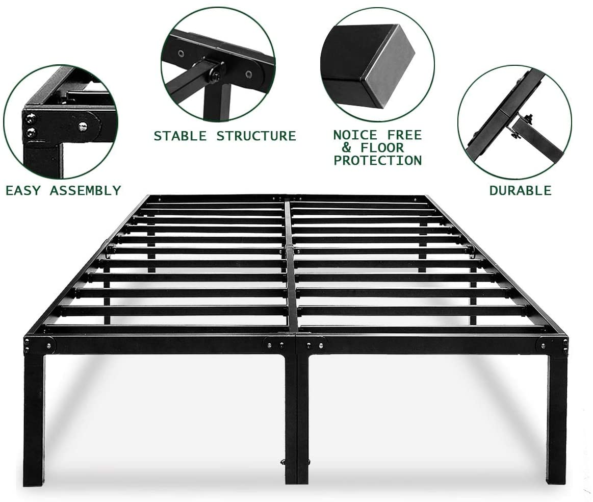 β
WITH STORAGE: Platform bed frame full with storage, 14 inch tall