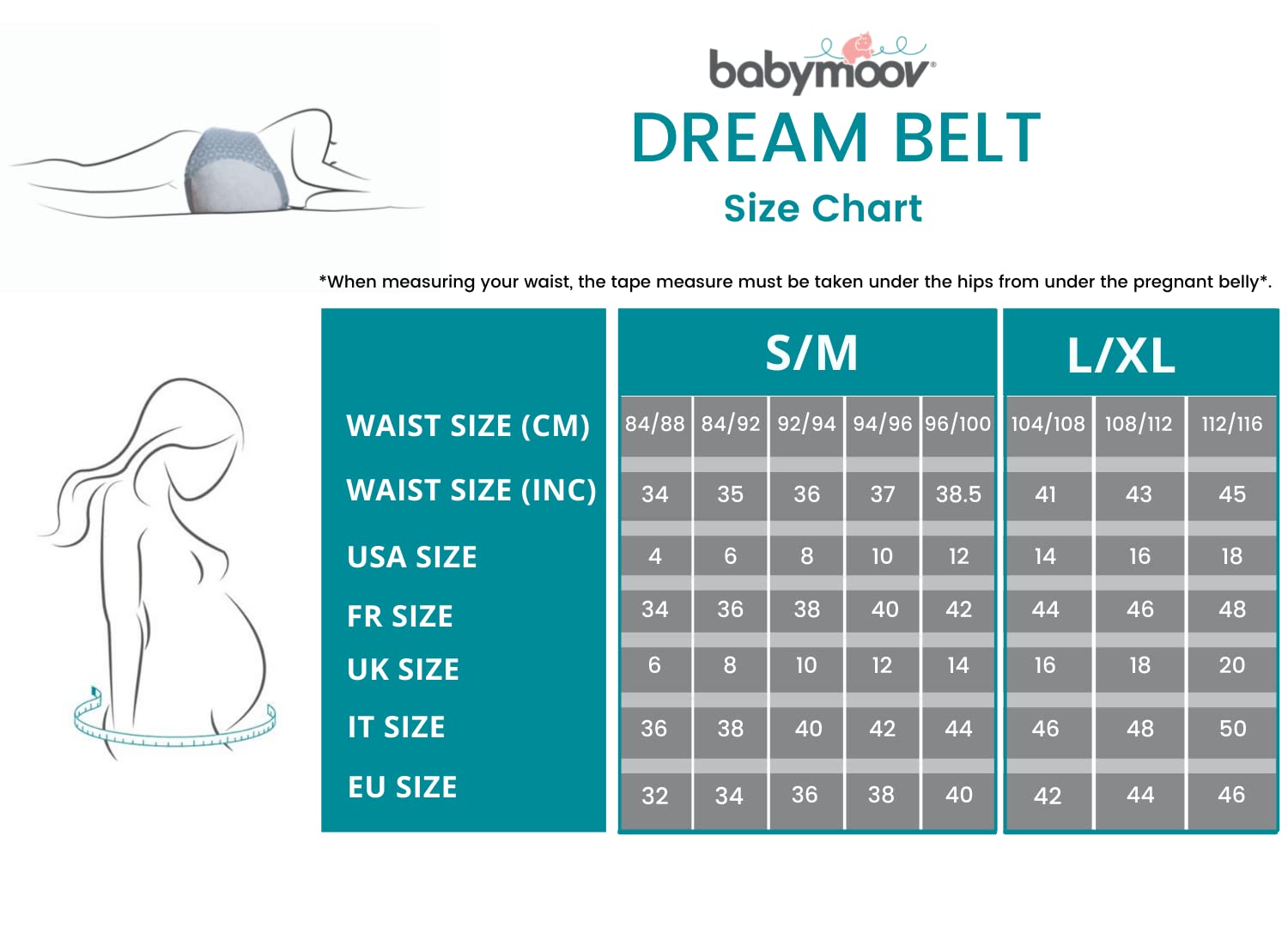 Grows along your bellyWith its Velcro stretchy fastening system and uniqueβ¦