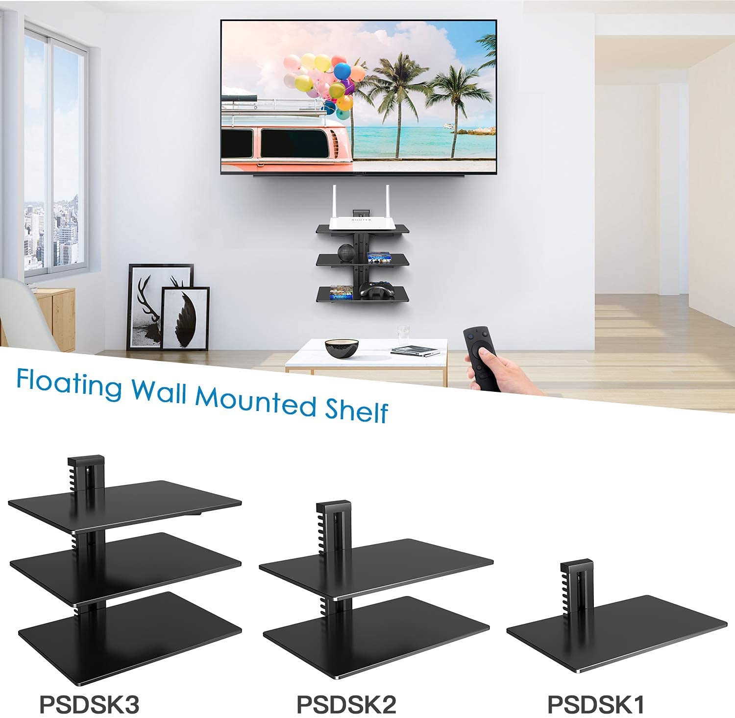 Shelf height can be adjusted