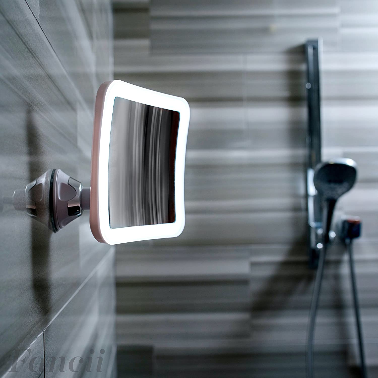 Highlights:Natural Daylight LEDs16 LED Lights10X MagnificationEasy-Lock Suction Mechanism360° Adjustable Swivel132mm Glass MirrorSoft
