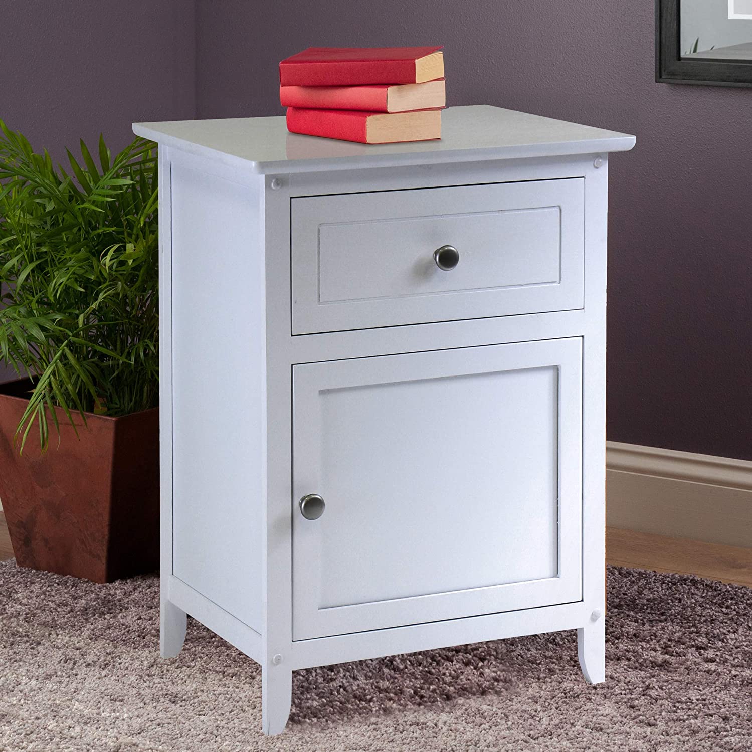 White Eugene Accent Table