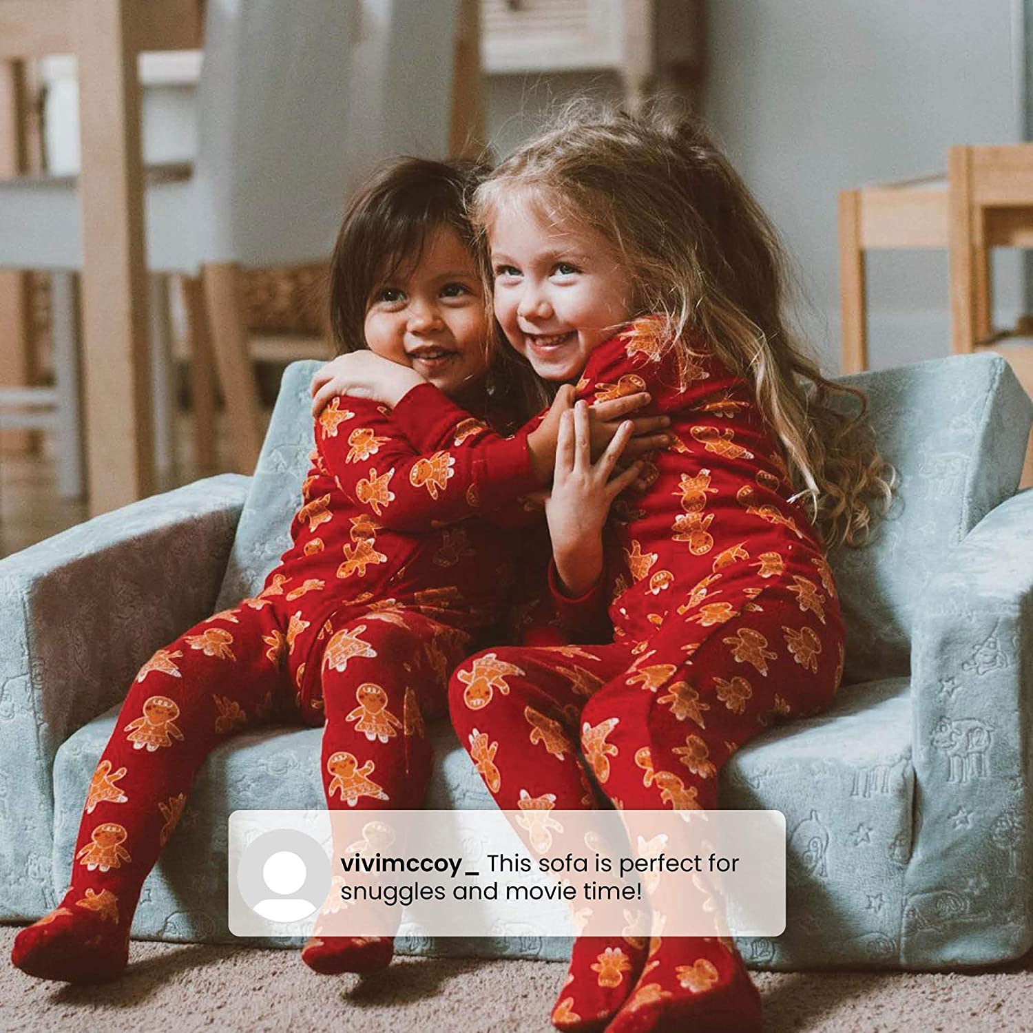 The supportive foam composition maintains its shape and is comfortable all day.