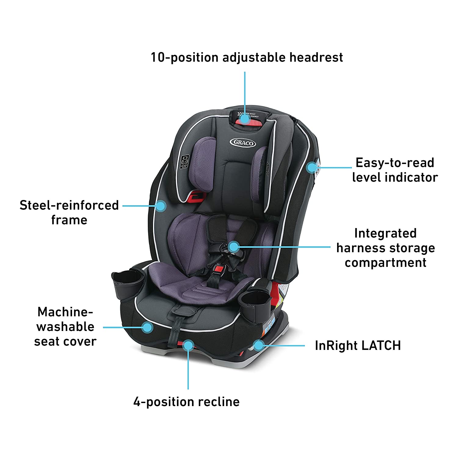 You can keep your youngster comfy with four recline modes, and the…