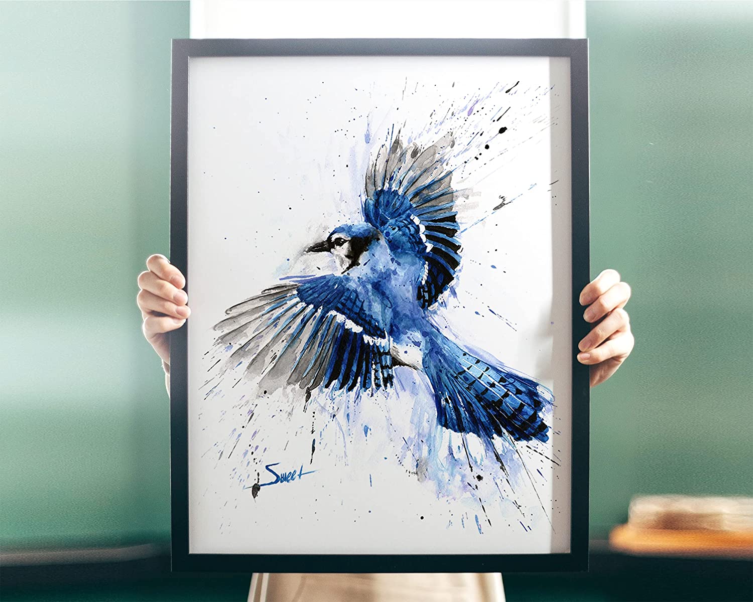 This print is printed on premium fine art watercolor paper using only…