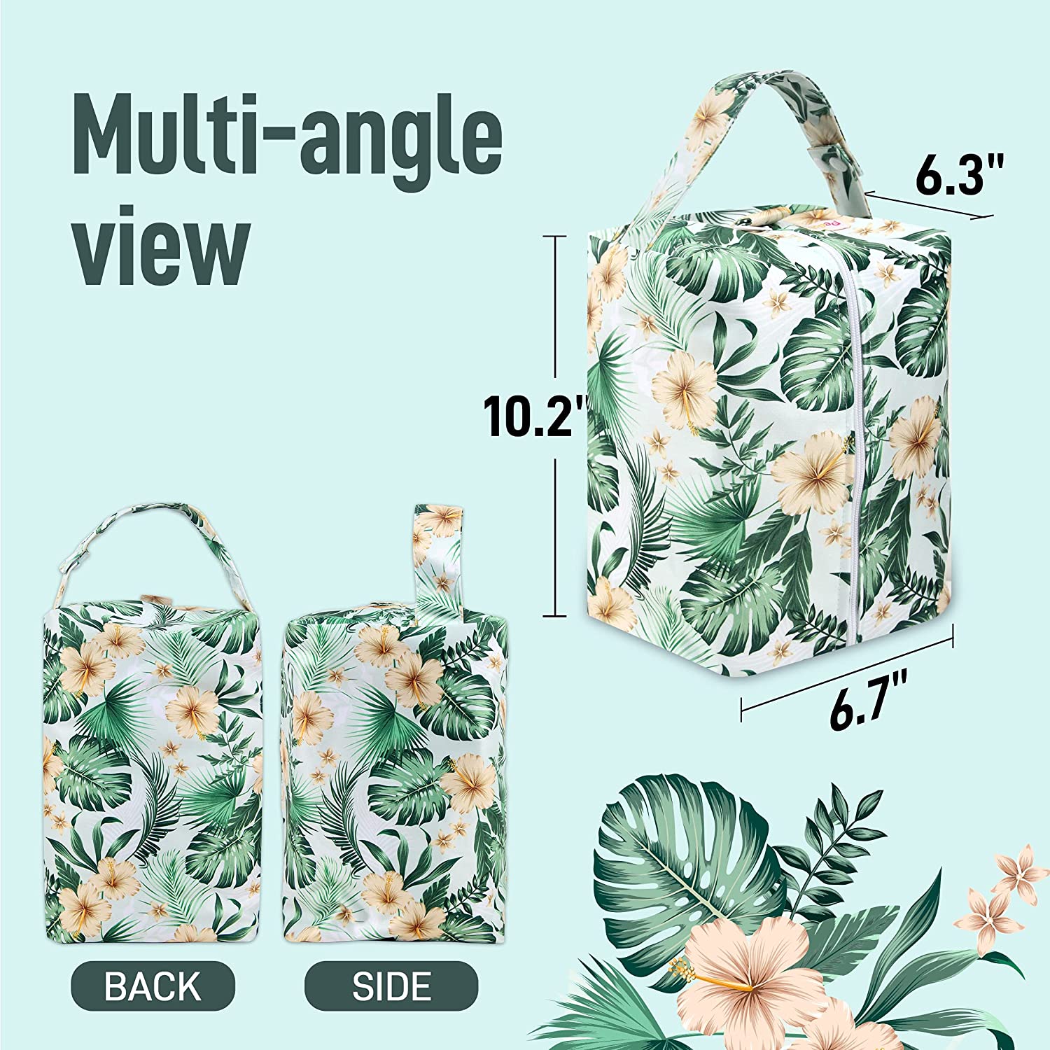 Each wet dry bag is composed of polyester fabric, which is waterproof…