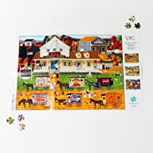 Puzzle Poster Included!A poster of the puzzle image is included with every Buffalo Games puzzle for help in solving. Hang it up for reference while you work on your puzzle!