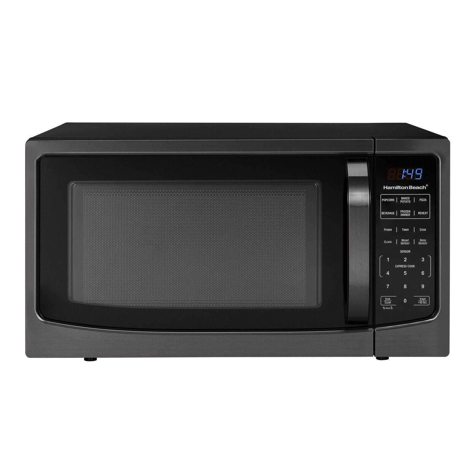 Hamilton Beach 1.6 Cu.ft Black Stainless Steel Digital Microwave Oven