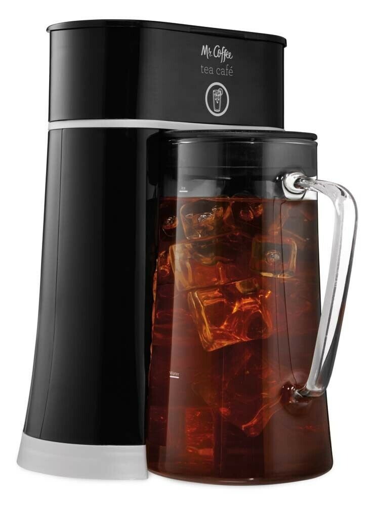 Mr. Coffee Tea Cafe Iced Tea Maker with Glass Pitcher