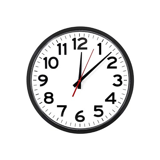 Wall Clock Stainless Steel