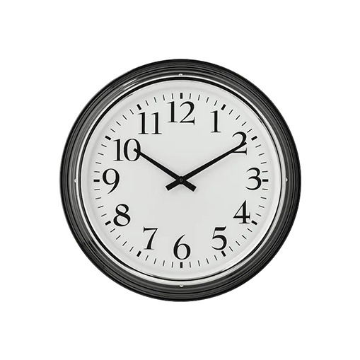 Wall Clock plastic