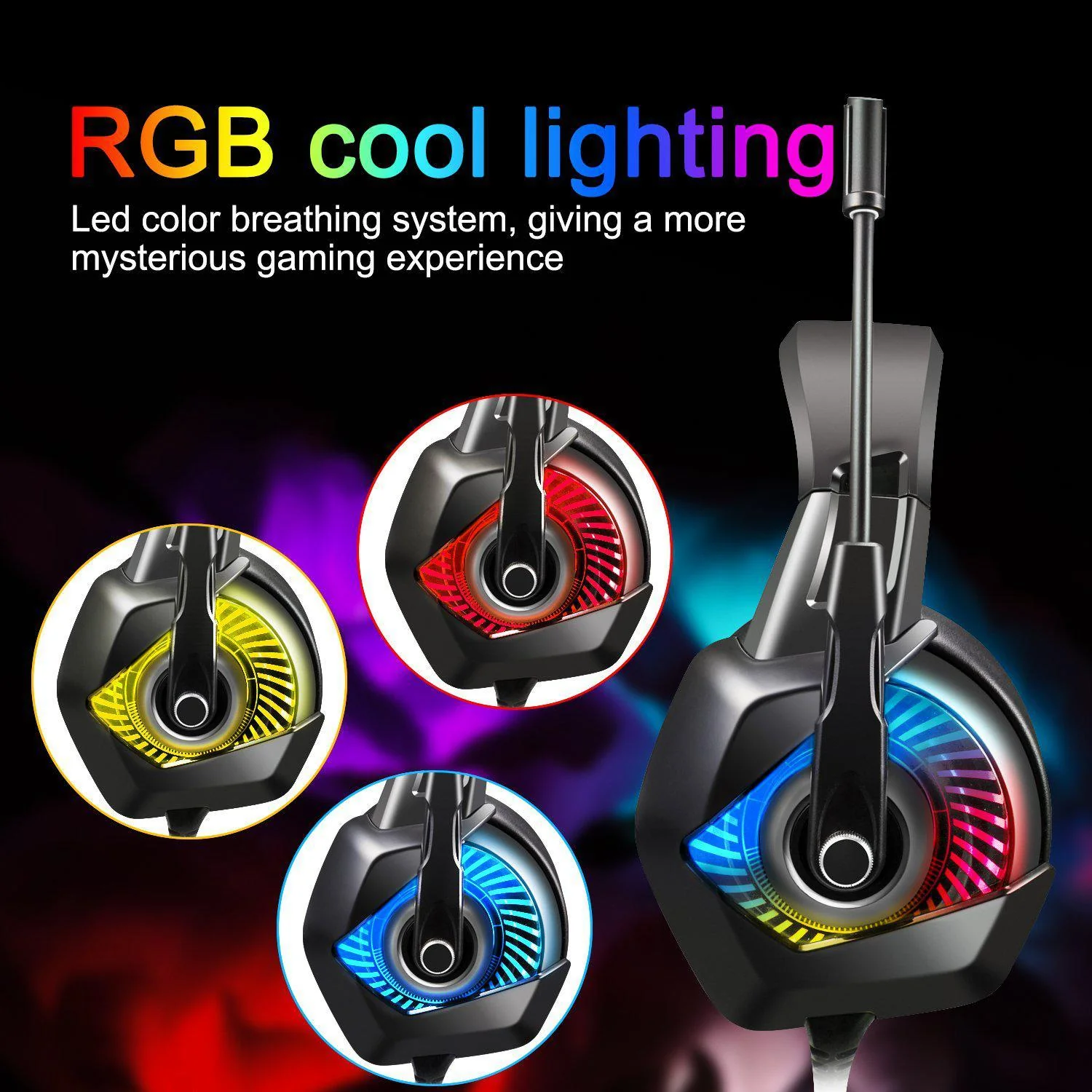 - New Dynamic Magical Lighting- 50mm Speaker units- Stereo Surround Sound- Noise…