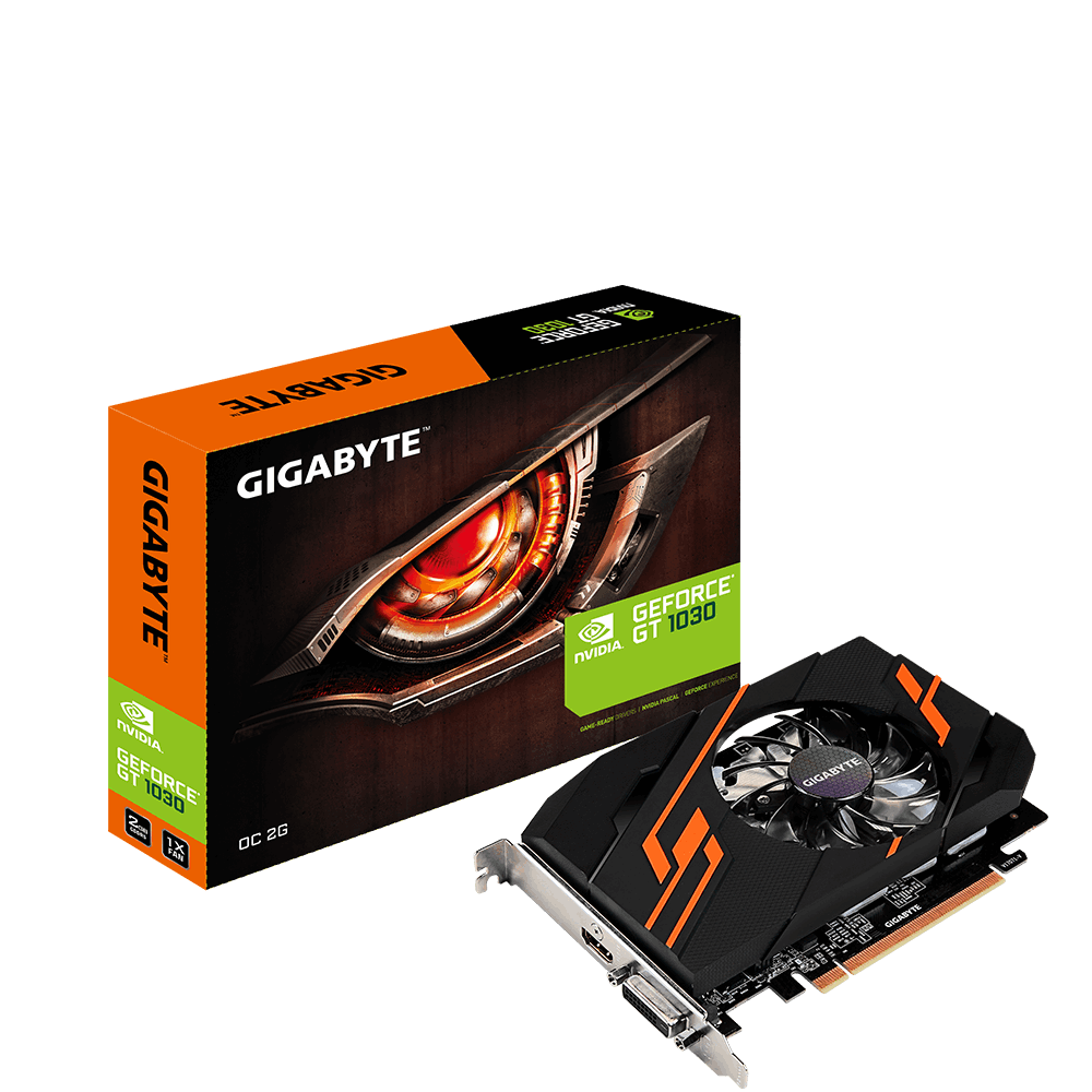 Powered by GeForce® GT 1030
Integrated with 2GB GDDR5 64bit memory
Supports HDMI 4K@60Hz
Smooth 4K video playback and HTML5 web browsing
One-click overclocking via AORUS Graphics Engine

