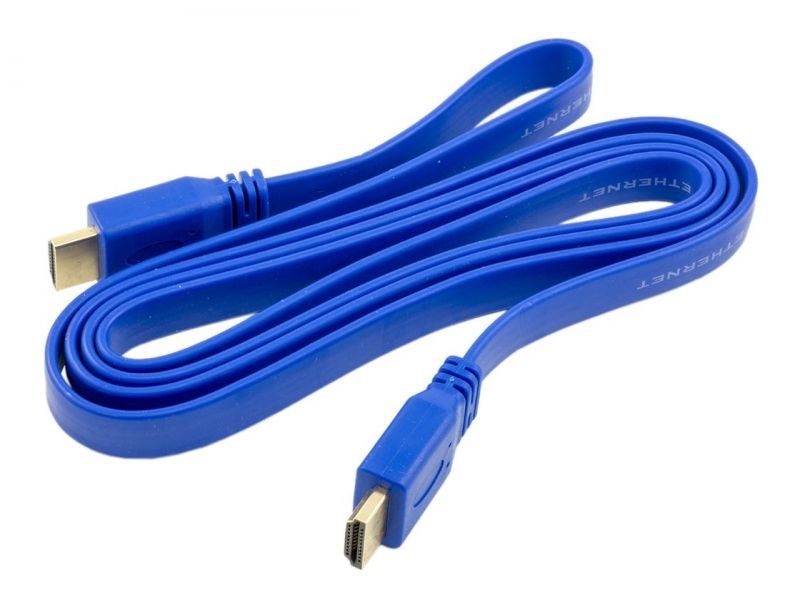 The E-train High-Definition Multimedia Interface (HDMI) cable enables the delivery of both high-definition video and multichannel, digital audio quality through just one cable. The E-train 1.4V HDMI Audio Video Cable is a Flat Anti-tangle Cable.