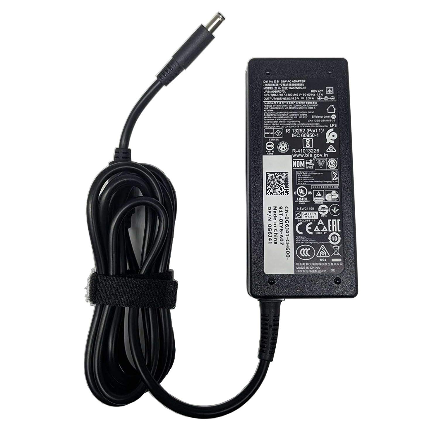 
 	Technical Specification: 65W 19.5V 3.34A With 4.5MM x 3.0MM Pin Size; Free UK Power cord Included with Every Adapter.
 	Please do not Purchase Adapters based on part numbers, Please check the picture, part numbers can be similar with Different Pin Sizes and Outputs. If an exact Adapter Part number is not available in stock we will be supplying a 100% Compatible part number.
 	Important Note: PA12 Series Adapter Shape is now Different to the one Dell Supplied Earlier and PA12 comes in 2 Pin Sizes please check the picture for the correct pin Size your laptop takes.
