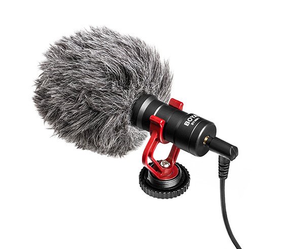 
 	Compact on-camera microphone
 	Compatible with smartphones, DSLRs,
 	Consumer Camcorders, PCs etc.
 	Rugged metal construction
 	No battery required
 	Professional furry windshield included
