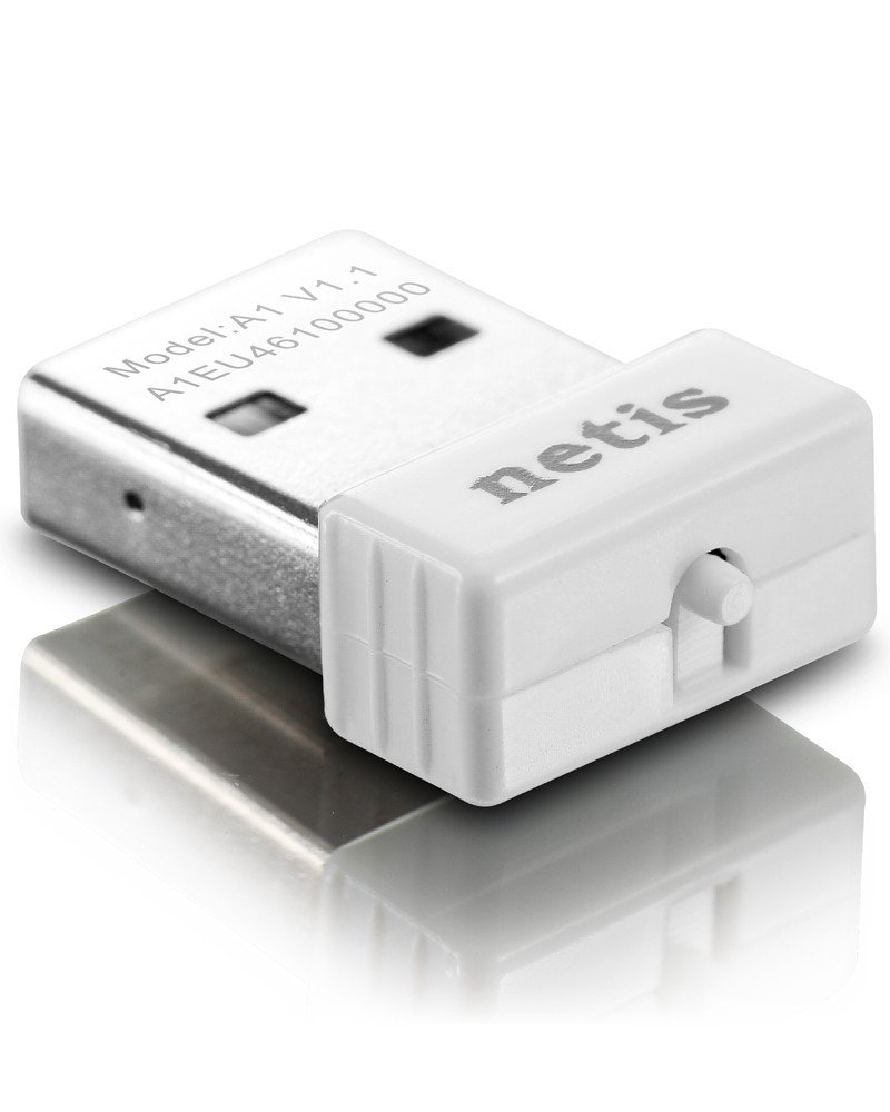 The netis A1 is used to share your existing network on your computer to the other devices wirelessly. After plugging in the nano sized device into the USB port and installing the AP software on your computer, you may set up your own wi-fi network and extend the Internet to your smart phone and tablet. Just within one minute.