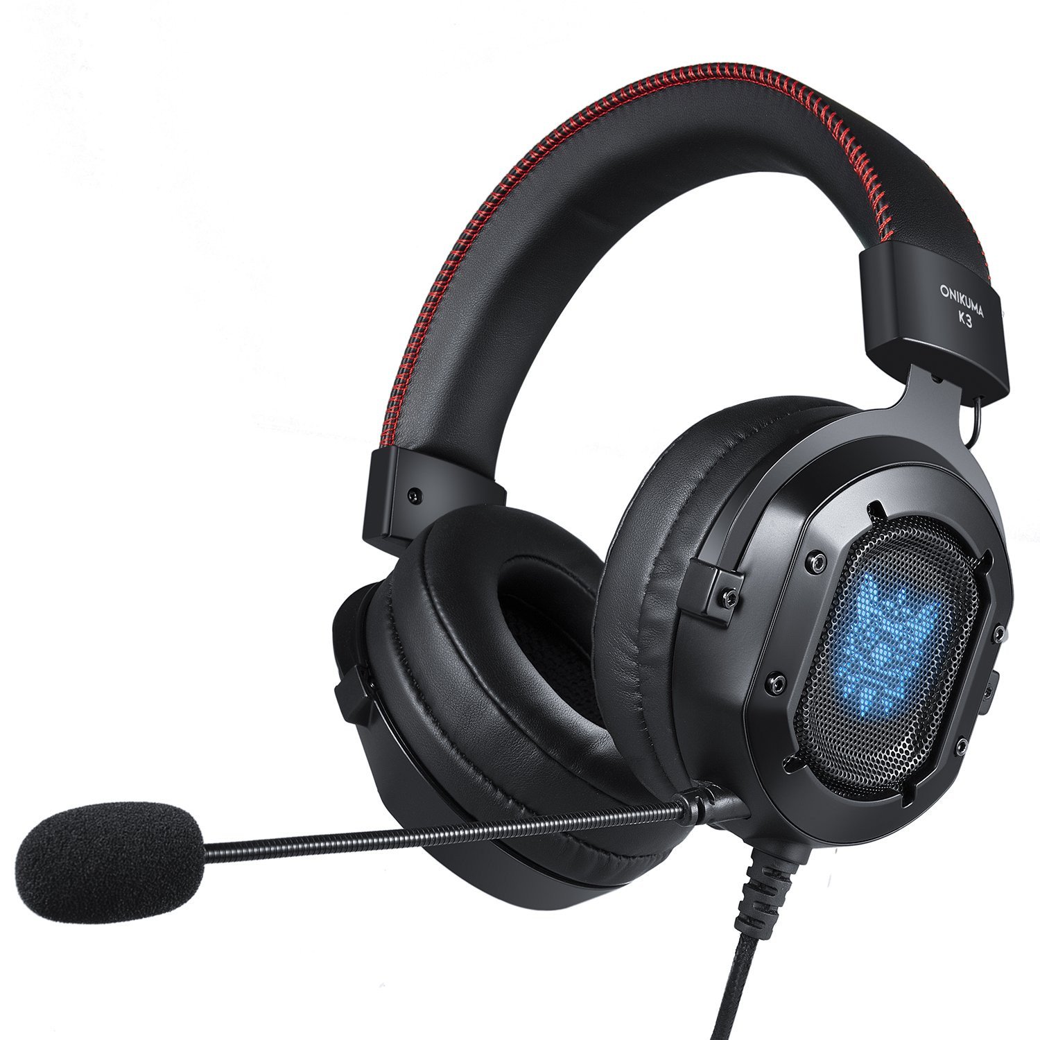 The Onikuma K3 RGB Light Gaming Headset uses a lightweight durable metal frame with built in LED lights. Excellent sound quality with 4D surround sound effects and built with a...