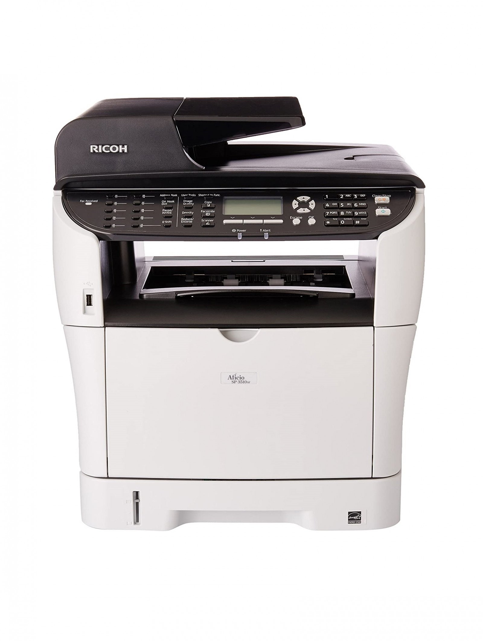 

The Ricoh Aficio SP 3510SF handles a range of document management tasks easily like ID Card Copying Internet Faxing and Scan-to-Email with LDAP support.

