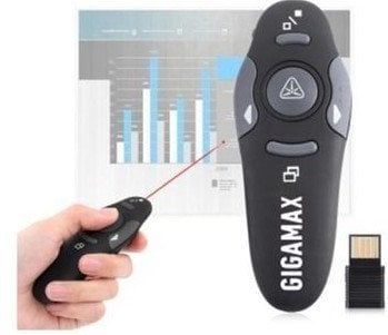 
 	Built-in laser pointer to best highlight key points in your presentations.‎
 	Storeable ultra slim USB wireless receiver for great portability and convenience.‎
 	Simply Plug &amp; Play connection through USB port.
 	no driver needed
