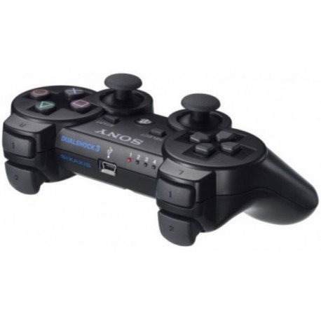 The DUALSHOCK®3 wireless controller for the PlayStation®3 system provides the most intuitive game play experience with pressure sensors in each action button and the inclusion of the highly sensitive SIXAXISTM motion sensing technology. Each hit, crash and explosion is more realistic when the user feels the rumble right in the palm of their hand. It can even detect natural movements for real-time and high precision interactive play, acting as a natural extension of the user’s body. DUALSHOCK®3 utilizes Bluetooth technology for wireless game play and the controller’s USB cable to seamlessly and automatically charge the controller through the PlayStation®3 at anytime. By integrating all of these features into the popular PlayStation® controller design, the DUALSHOCK®3 will further enhance the advanced game play experience only available on the PlayStation®3 system