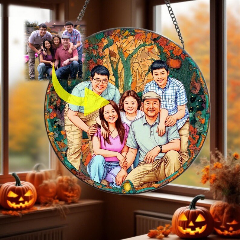 custom family portrait representing generations and connection