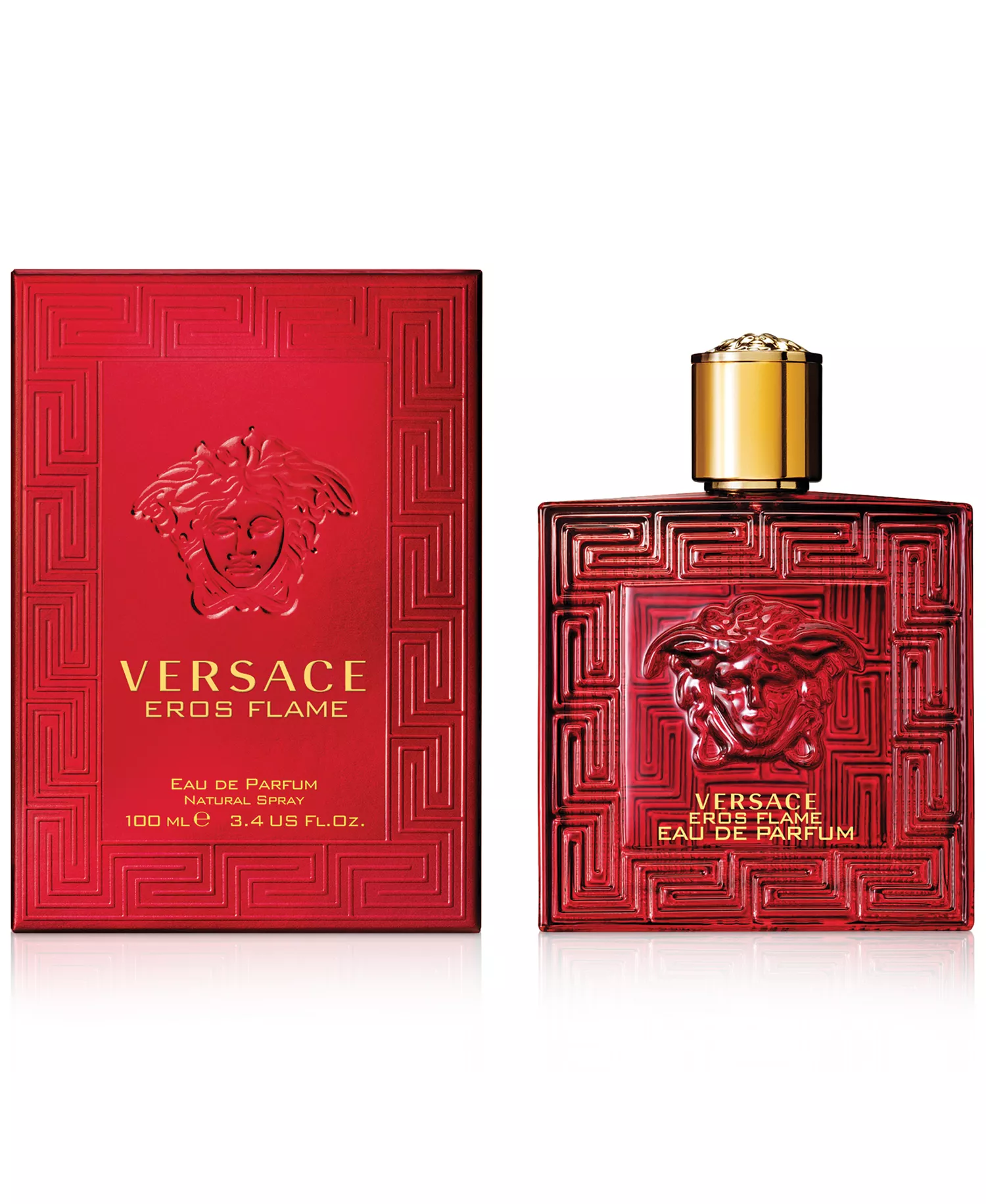 Versace Eros Flame Men 3.4 oz 100 ml Eau De Parfum Spray
