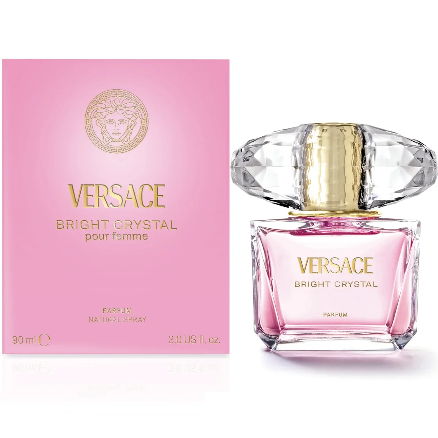 Pink Versace Bright Crystal 3.0 oz 100ml Perfume for Women