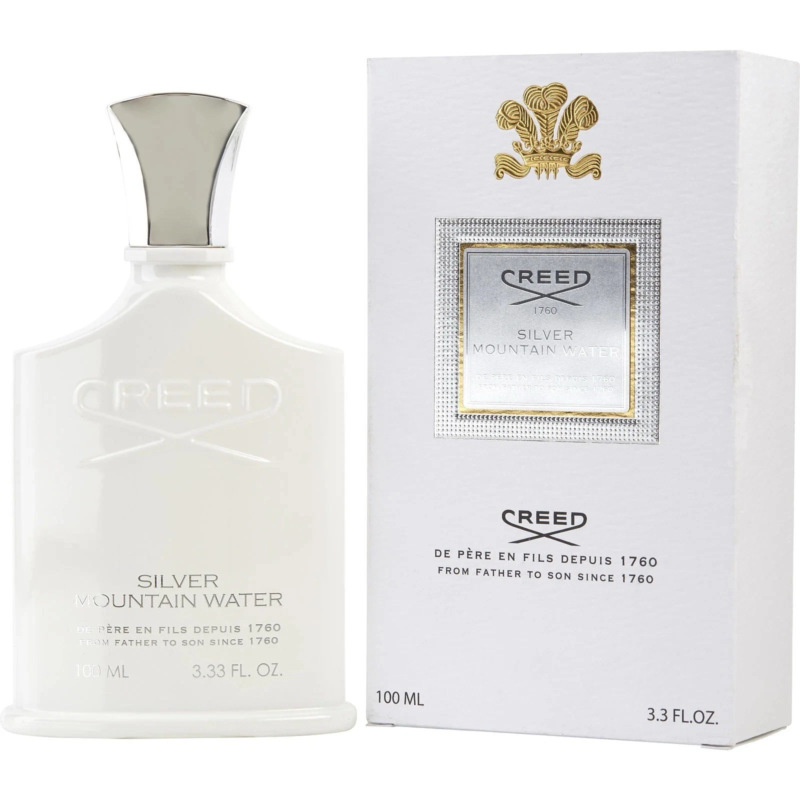 Creed Silver Mountain Water by Creed 3.3 oz Perfume Cologne for Men