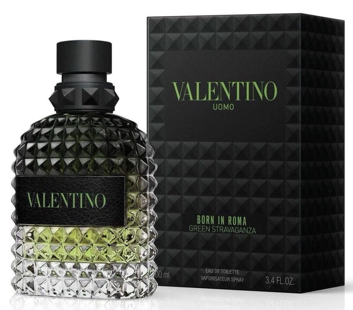 Valentino Uomo Born In Roma Green Stravaganza 3.4 oz. EDT Spray for Men