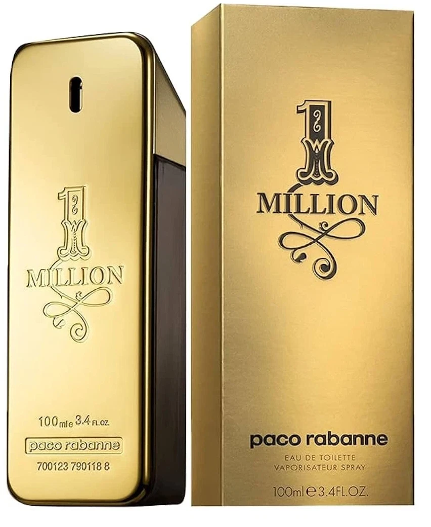 One Million By Paco Rabanne EDT Spray 100 ml / 3.4 Fl Oz Men Perfume
