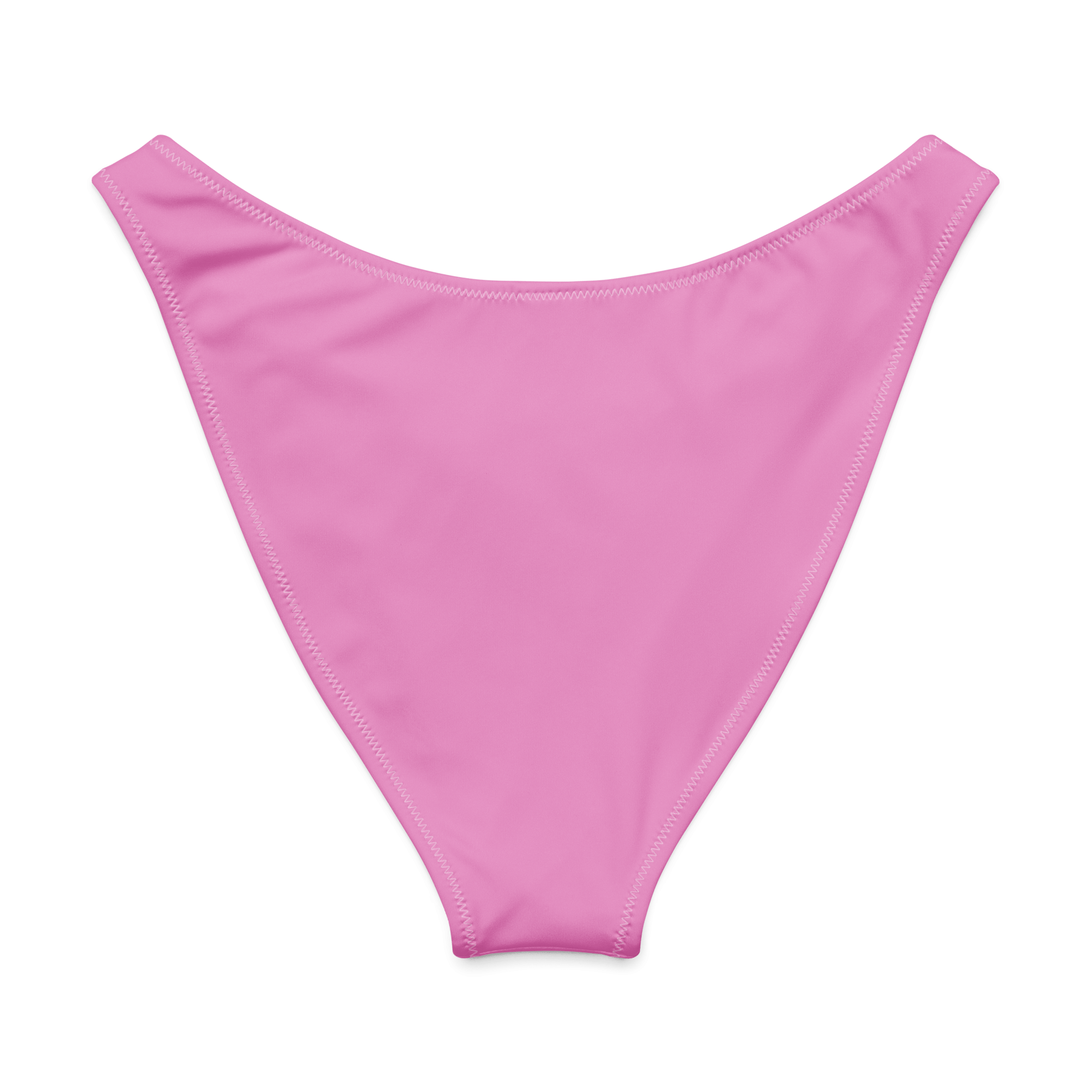 Fairy Dreams Pink Recycled V-Cut Bikini Bottom | Women's Sustainable High-Leg Swimwear