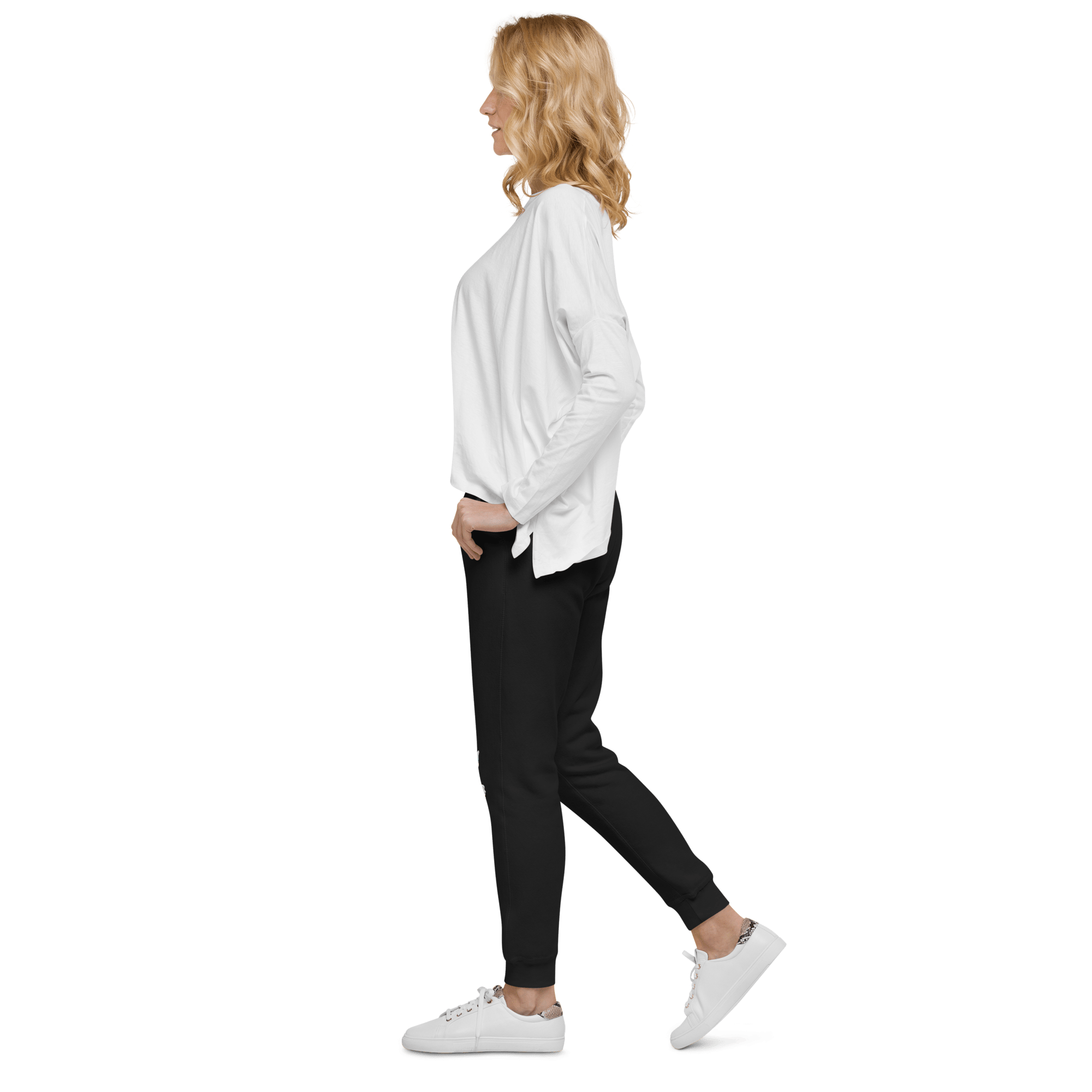 Enchanted Fairy Unisex Fleece Sweatpants – Premium Cotton Blend Joggers with Magical Fairy Print