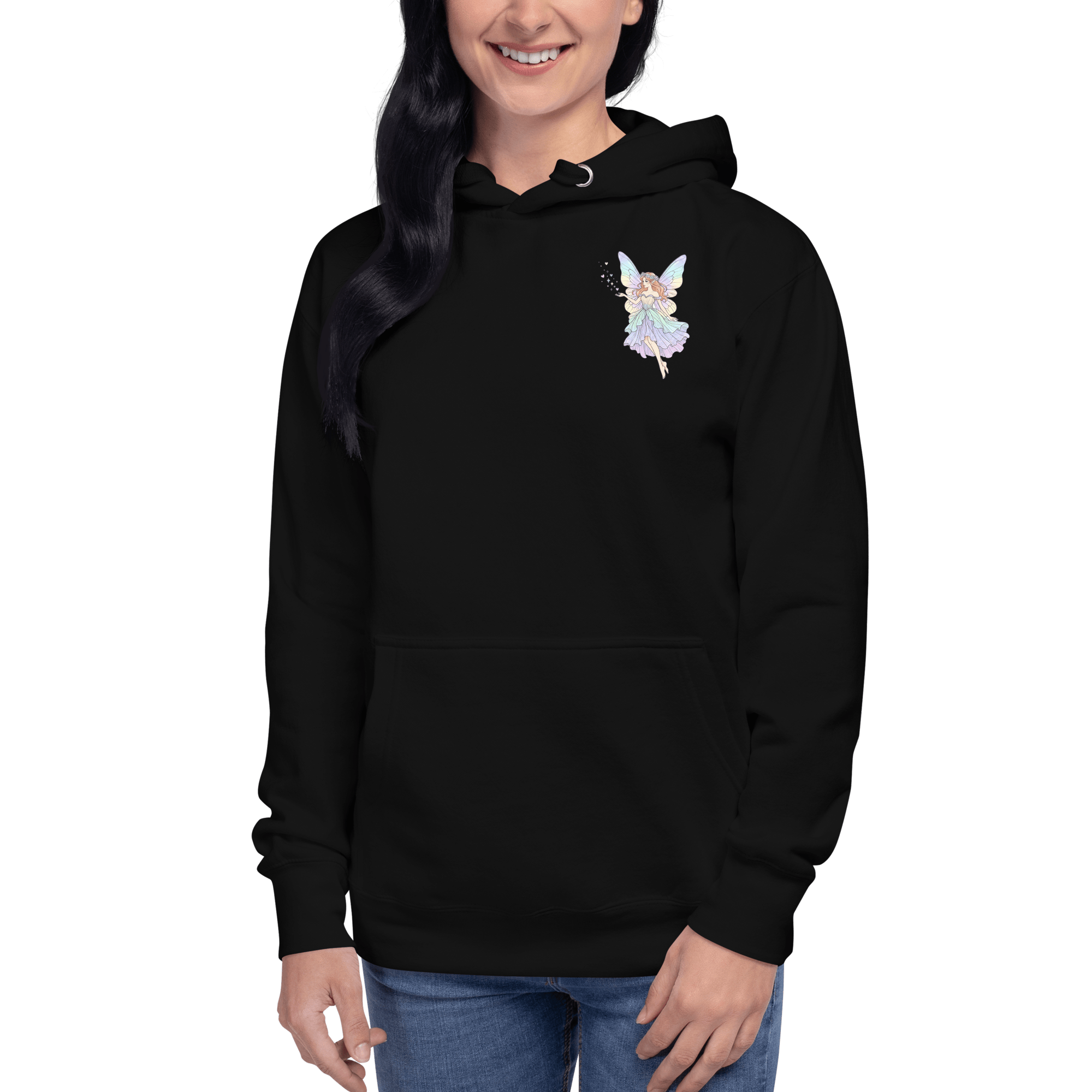 Women's Enchanted Fairy Premium Pullover Hoodie | Soft Fleece Cotton Blend Hoodie