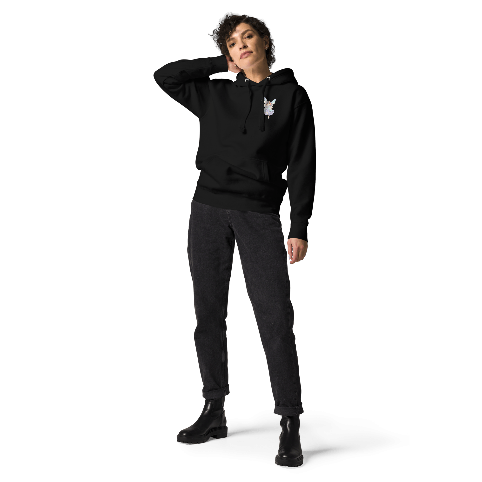 Women's Enchanted Fairy Premium Pullover Hoodie | Soft Fleece Cotton Blend Hoodie