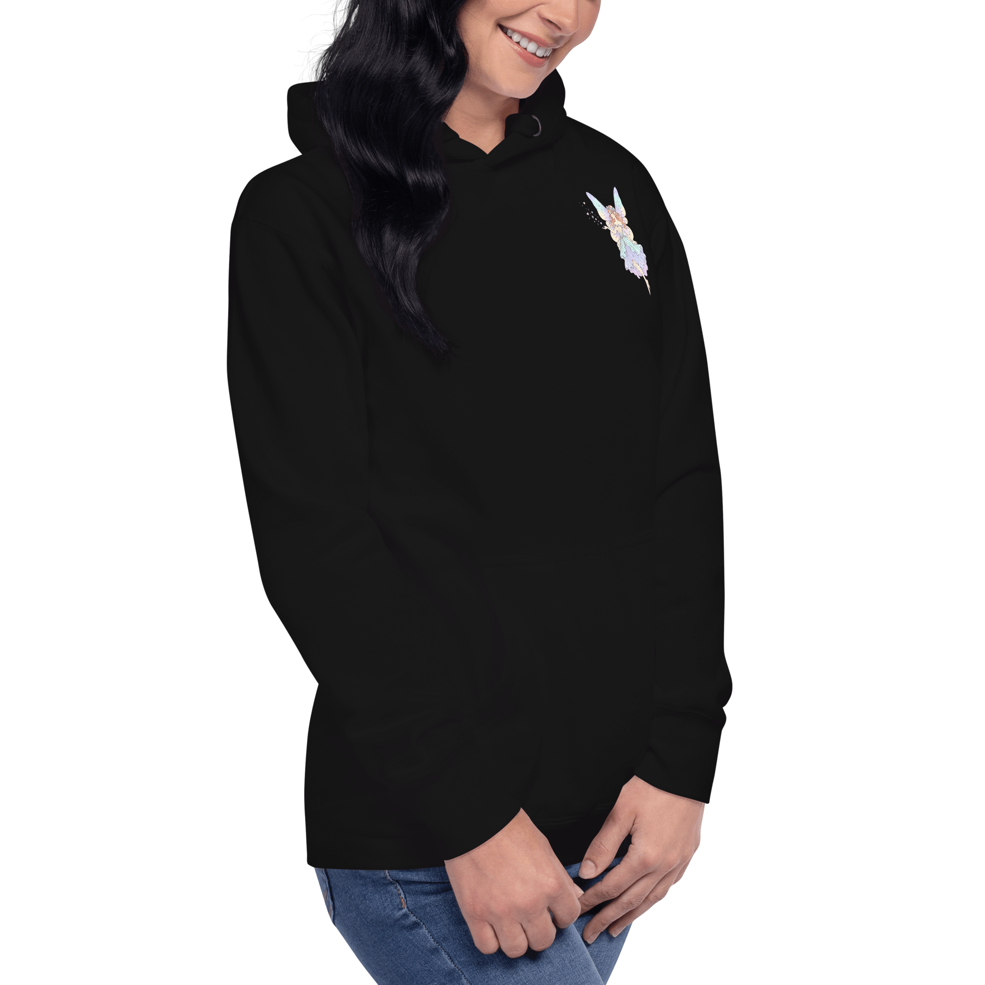 Women's Enchanted Fairy Premium Pullover Hoodie | Soft Fleece Cotton Blend Hoodie