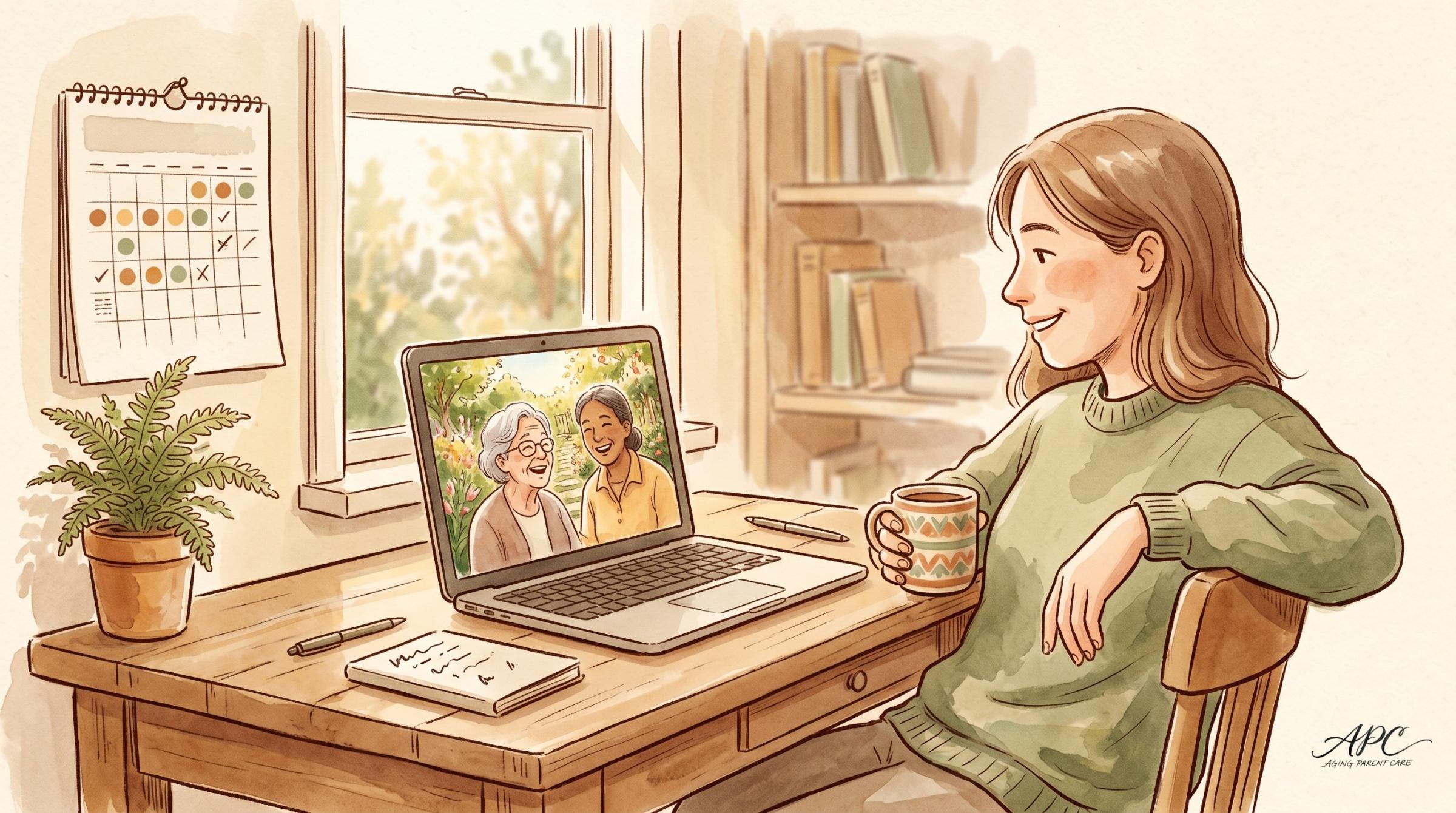 Long-Distance Caregiving: A Playbook for Caring From Afar: what families can do