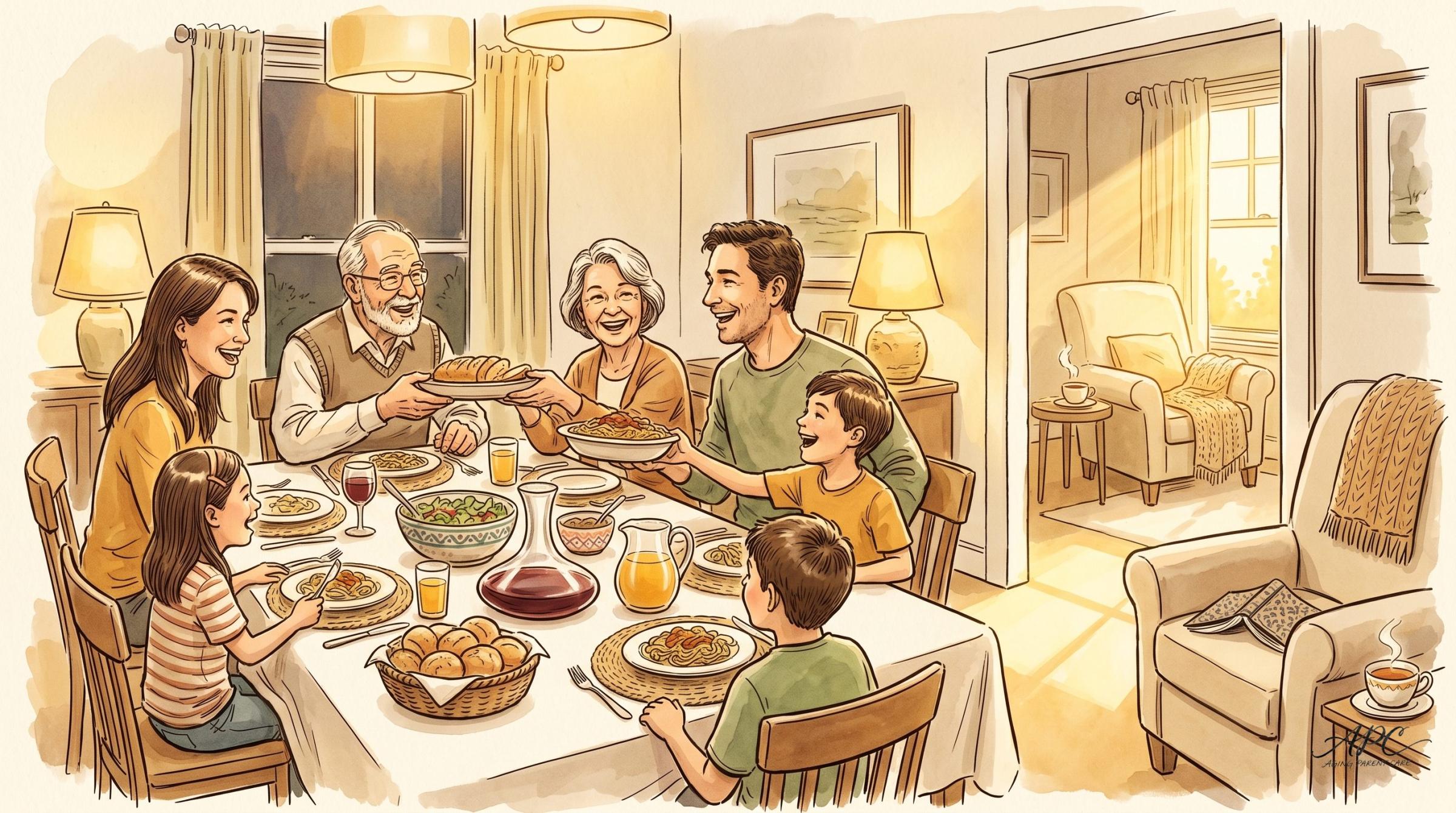 Multigenerational Living: Making It Work When a Parent Moves In, planning the space
