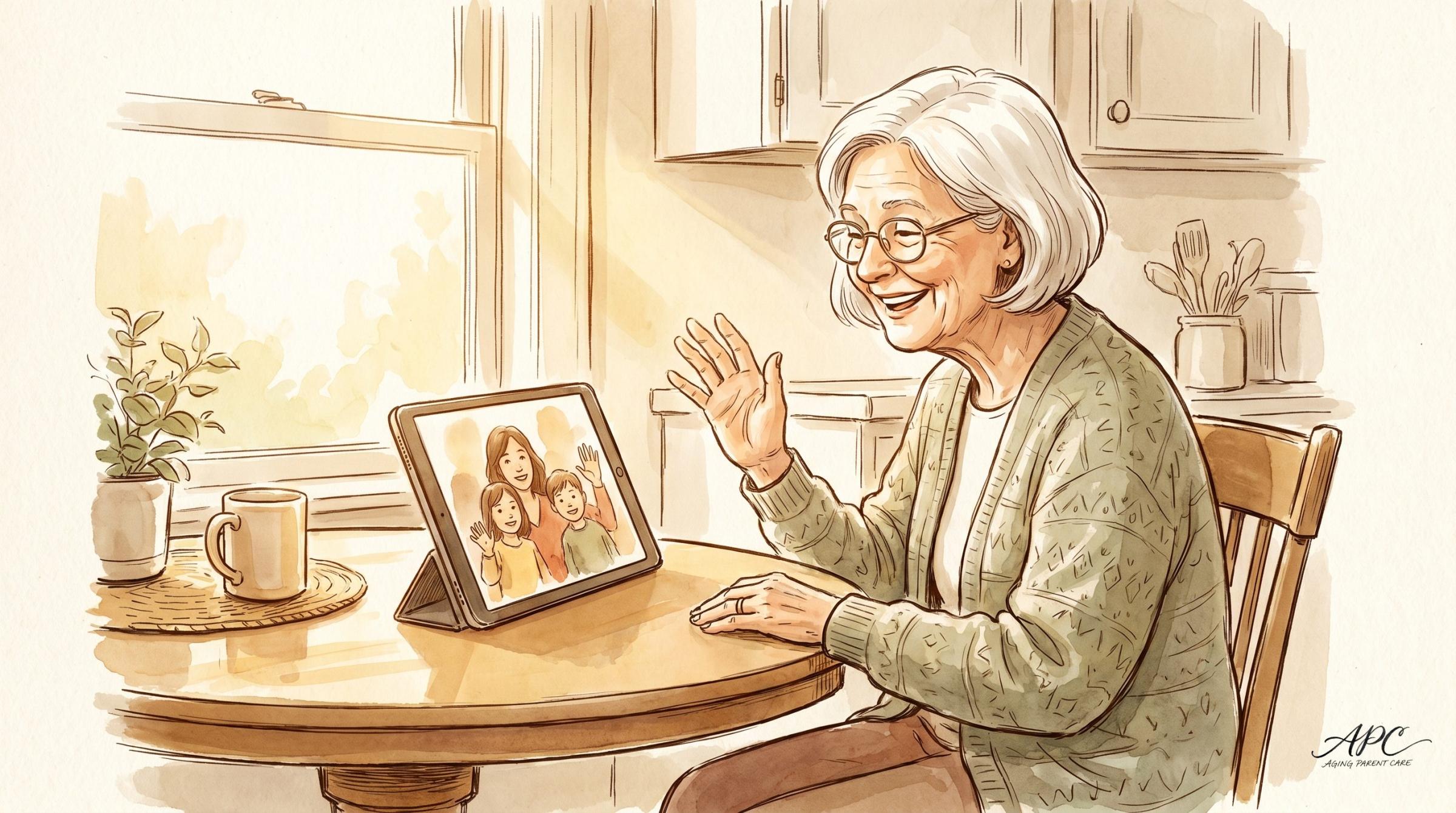 Video Calls for Aging Parents: An Easy Fix for Distance and Loneliness: what families can do
